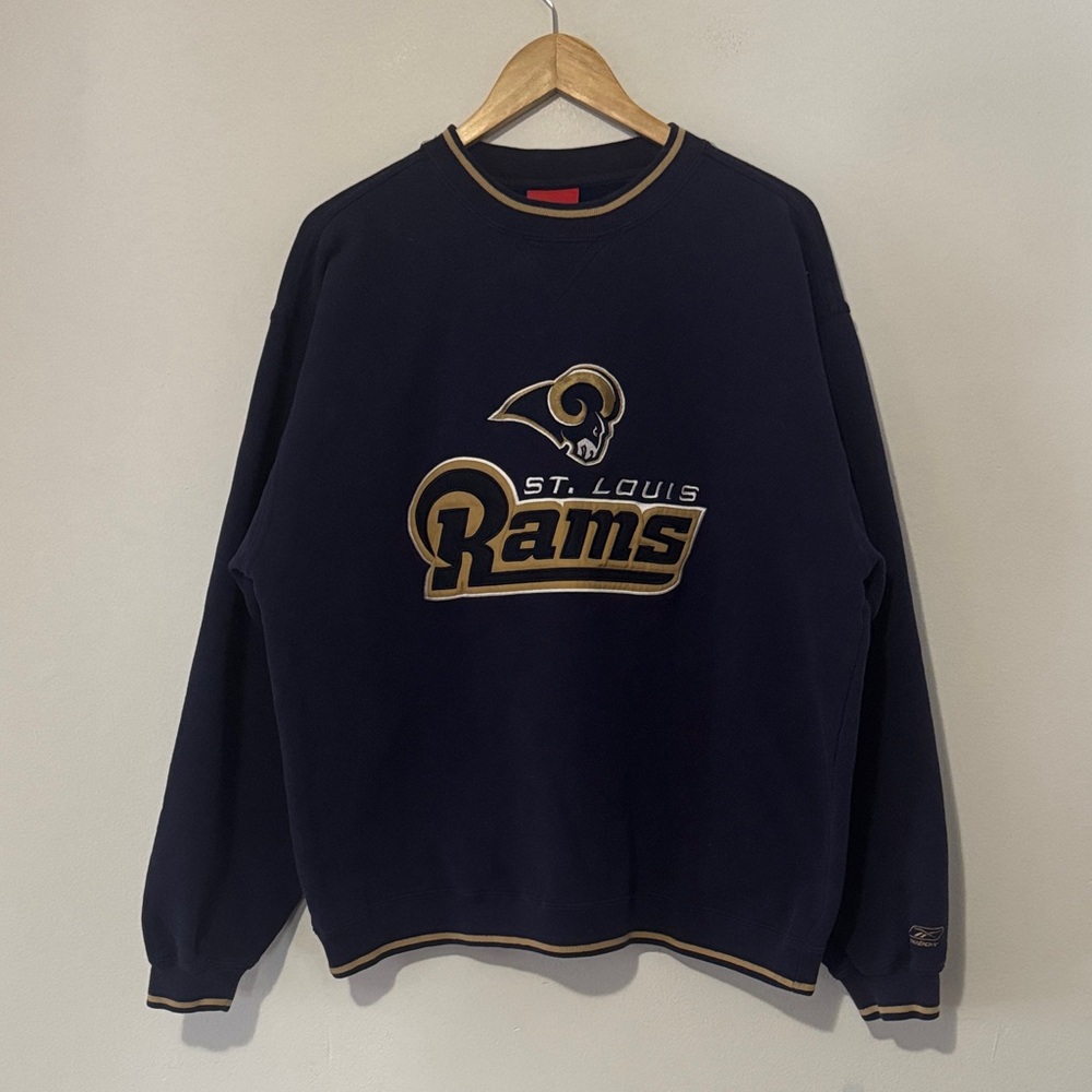 Vintage St. Louis Rams Crewneck / Reebok / Large